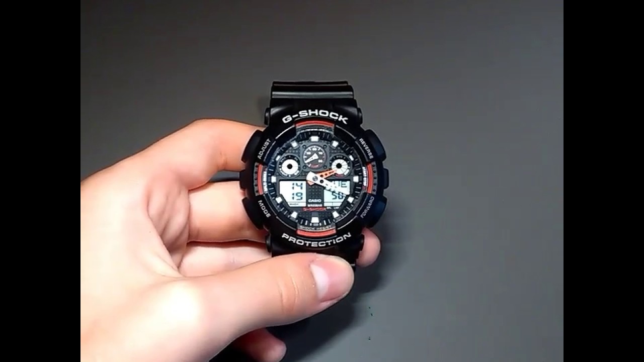 Jak ustawić godzinę w zegarku G-SHOCK GA-100