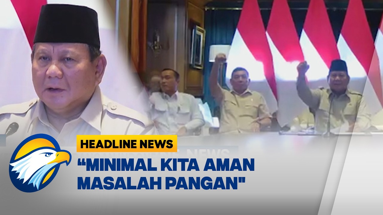 Prabowo Pastikan Pangan Indonesia Aman di Tengah Perang Iran-AS