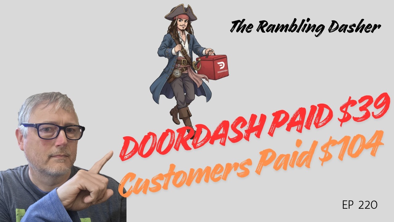 Эпизод 220 - Я попробовал работать в DoorDash 6 часов… Удалось ли мне заработать больше 20 доллар...