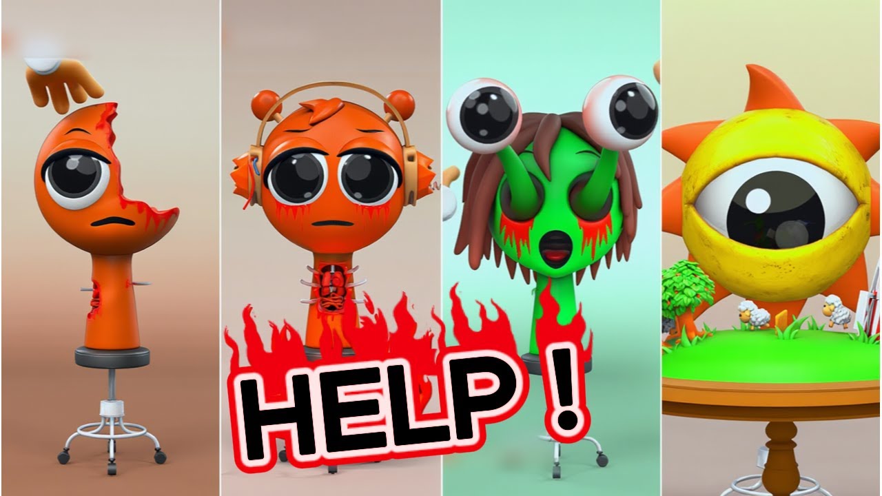 Ohh Nooo !!! Black Mr.Sun  Wenda Raddy Incredibox Sprunki AnimationTakedown Music Cover Battle!