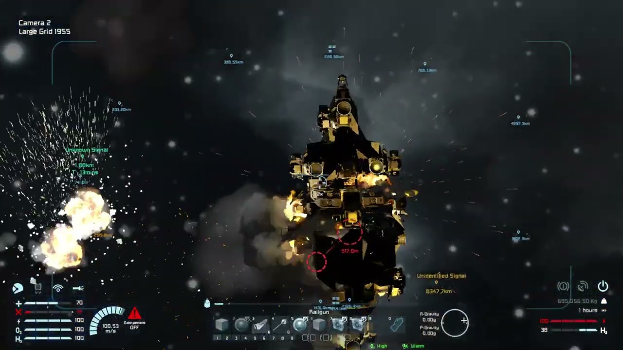 Hydro combat: Darth Klang vs Alky #EU2 KEEN space engineers pvp
