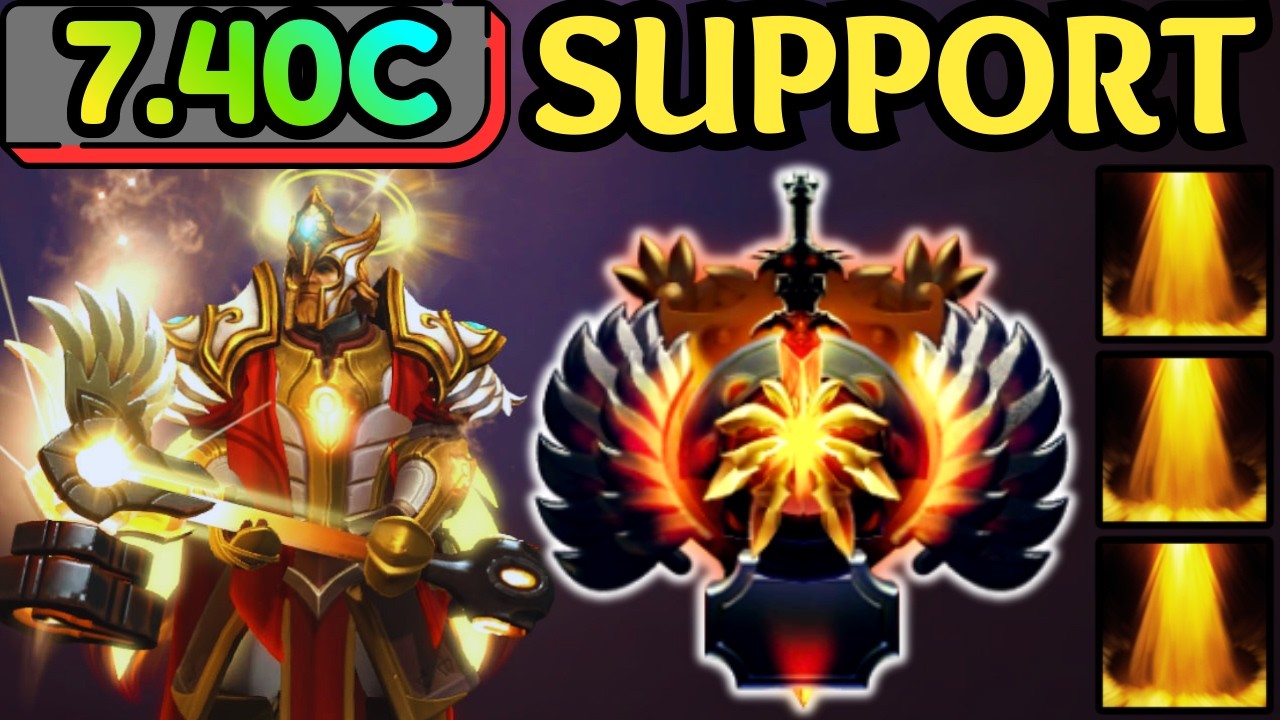 🔥 OMNIKNIGHT POS 5 — PURIFICATION 😈 HEAL 😈 GUARDIAN ANGEL 😈 NO DAMAGE 😈 | DOTA 2 🔥