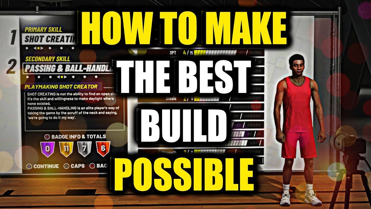NEW PLAYMAKING SHOT CREATOR BUILD! ENSURE YOU MAKE THE BEST BUILD POSSIBLE!- NBA 2K19