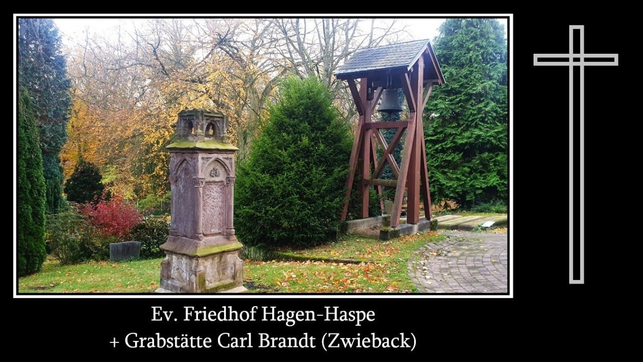 Ev. Friedhof Haspe + Grabstätte Carl Brandt (Zwieback) - Friedhofsimpressionen