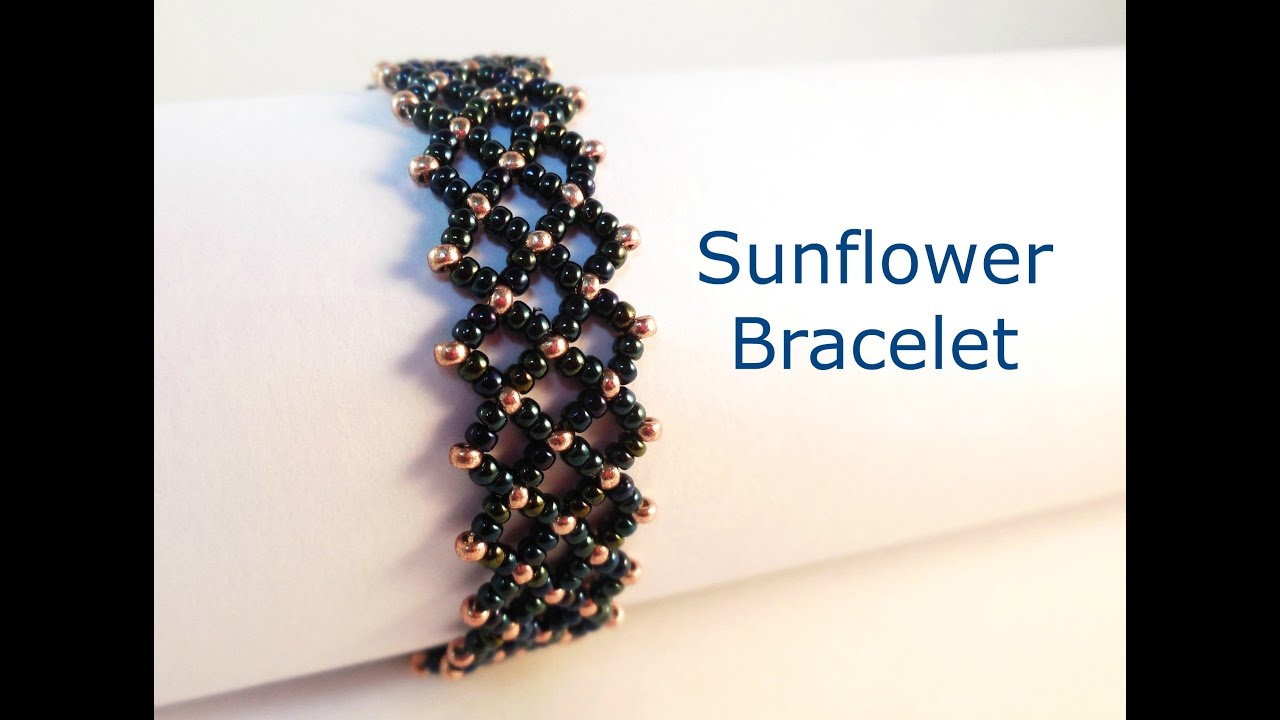 Sunflower Bracelet Tutorial