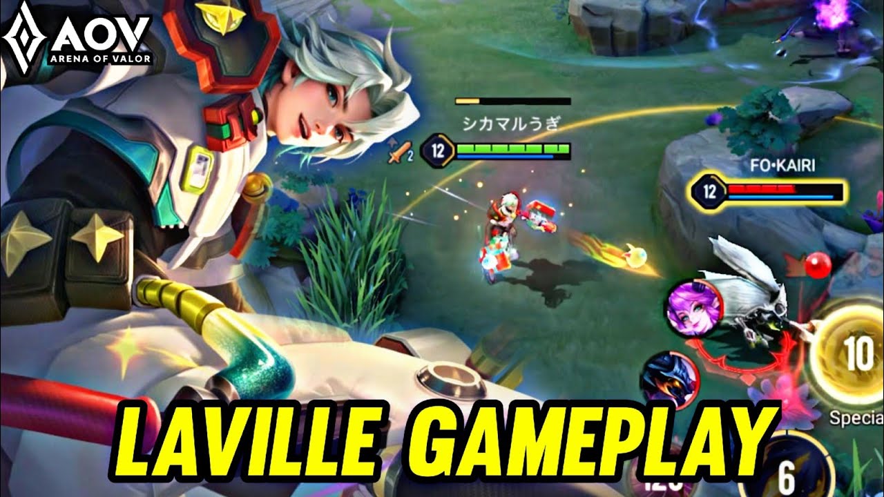 AOV : LAVILLE GAMEPLAY | IN ABYSSAL LANE - ARENA OF VALOR LI&Ecirc;NQU&Acirc;NMOBILE ROV