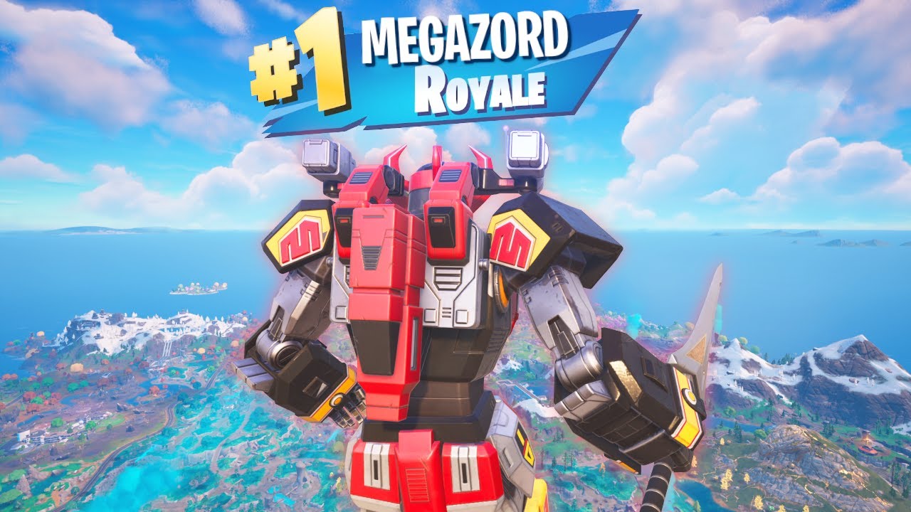 I WON As The MEGAZORD BOSS In Fortnite