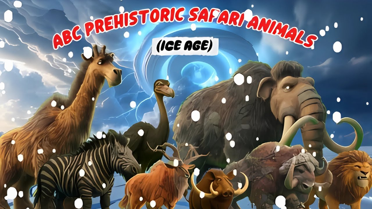 ABC Animal Song Ice Age Edition | Prehistoric Safari Adventure | Tiny Tales