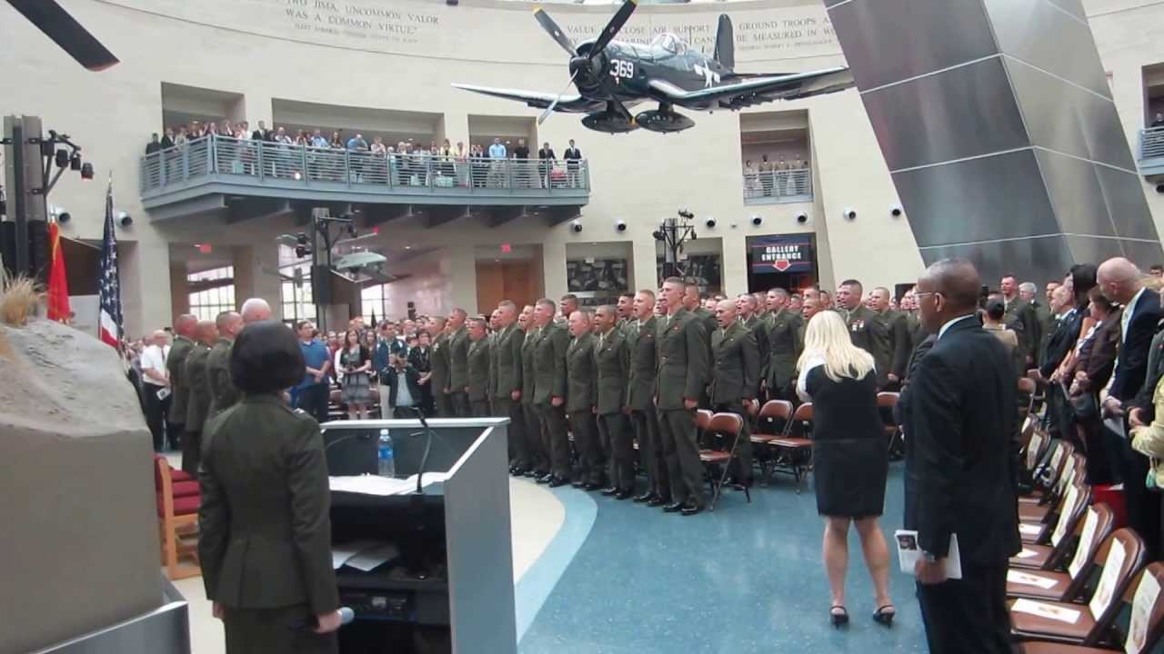 Jeff Phaneuf USMC OCS Graduation - Marine Corp Hymn