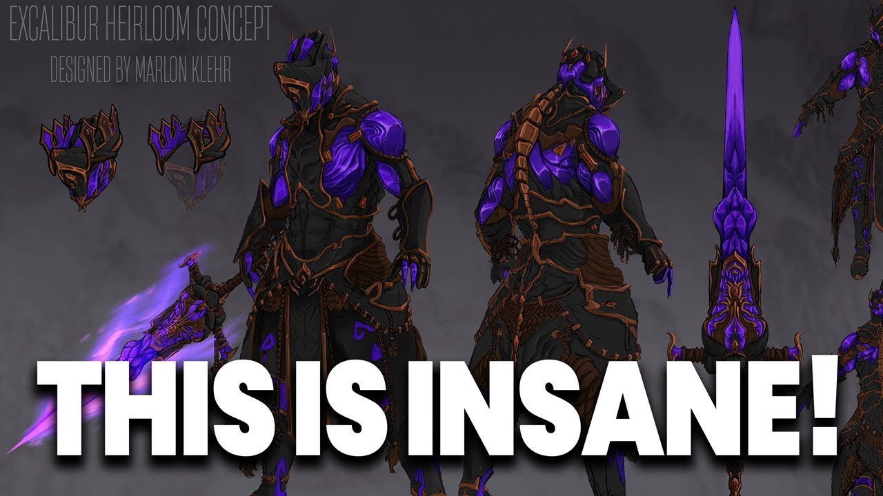 WARFRAME FANS ARE GOING CRAZY OVER THIS EXCALIBUR HEIRLOOM SKIN!