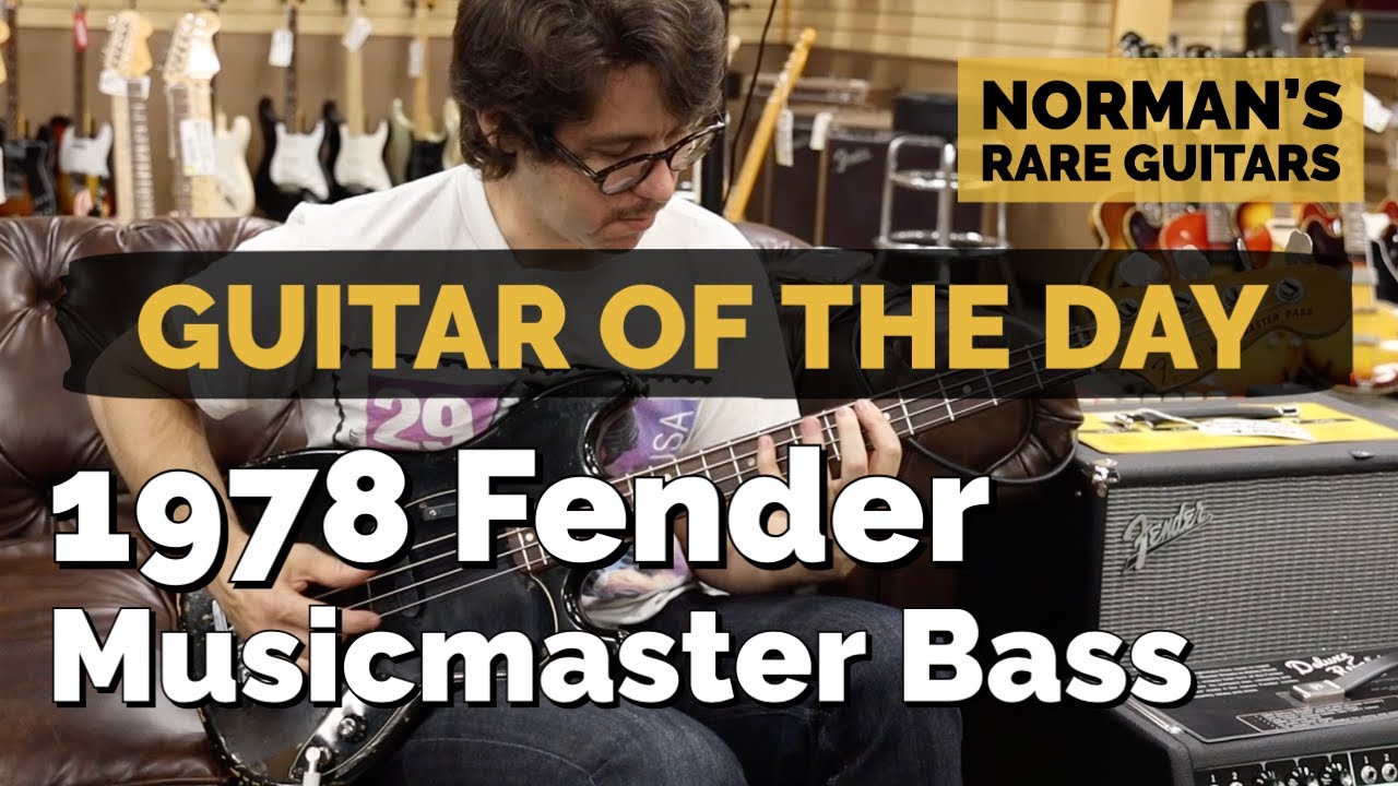 Гитара дня: бас-гитара Fender Musicmaster 1978 года | Редкие гитары Нормана