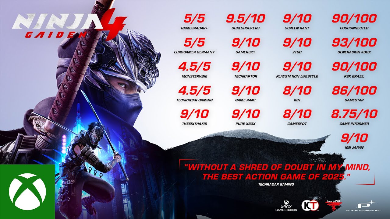NINJA GAIDEN 4 - Official Accolades Trailer