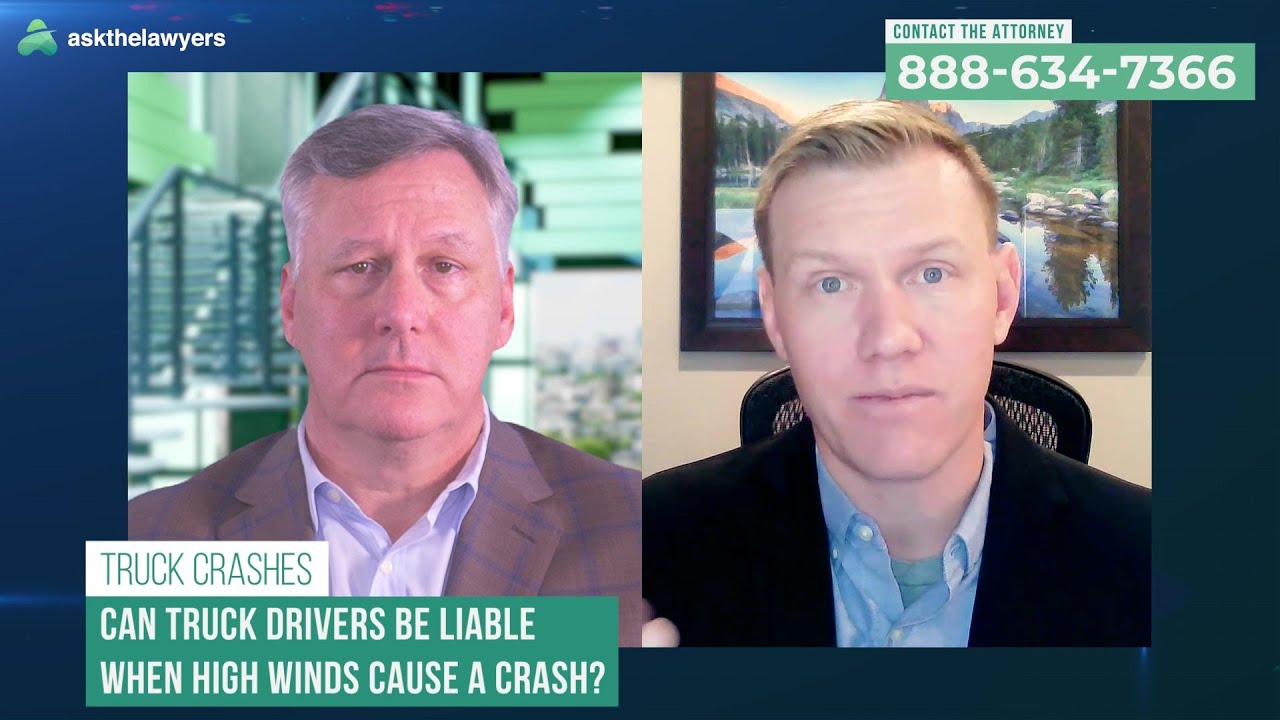 Semi-Truck Accident Caused by High Winds? | Wyoming Attorney Represents Victims