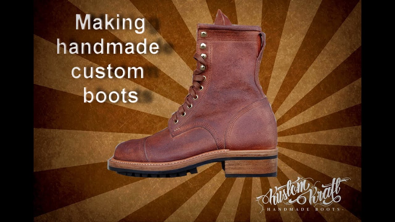 Making handmade custom boots ( #stormwelting, #handlasting, #bootmaking #bespokeshoes  )