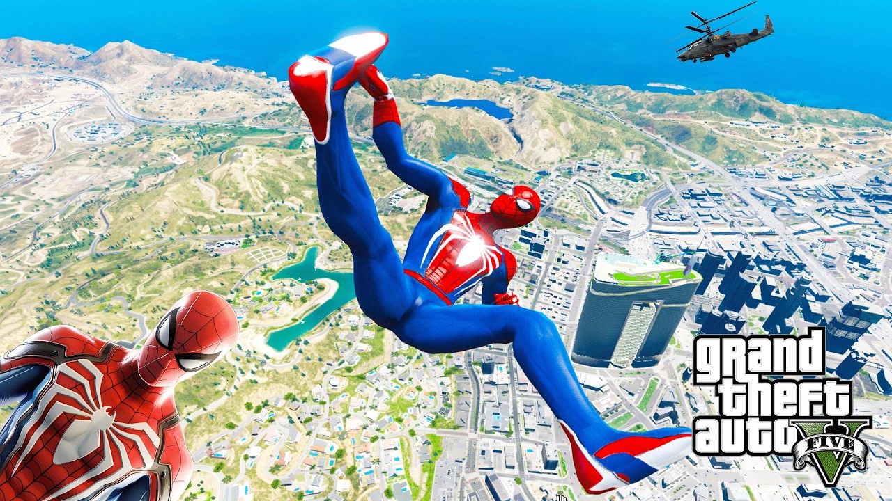 GTA 5 Epic Ragdolls RED SPIDERMAN VS RED MINION VS GREEN MINION (Euphoria Physics & Funny Fails)