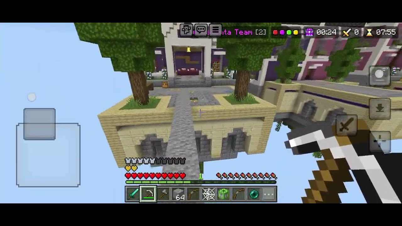 Playing skywars