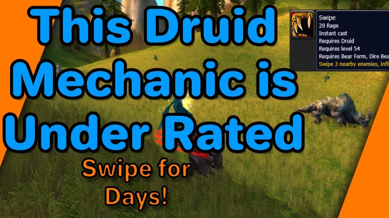 The Most Under Rated Tanking Mechanic - Druid Swipe!