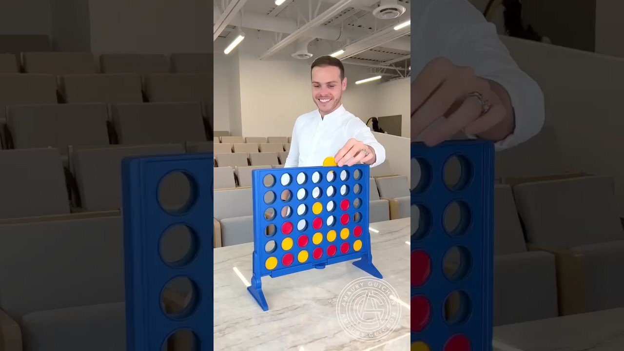 Chocolate Connect 4! 🔴🟡 If you win you get to eat all the snacks!