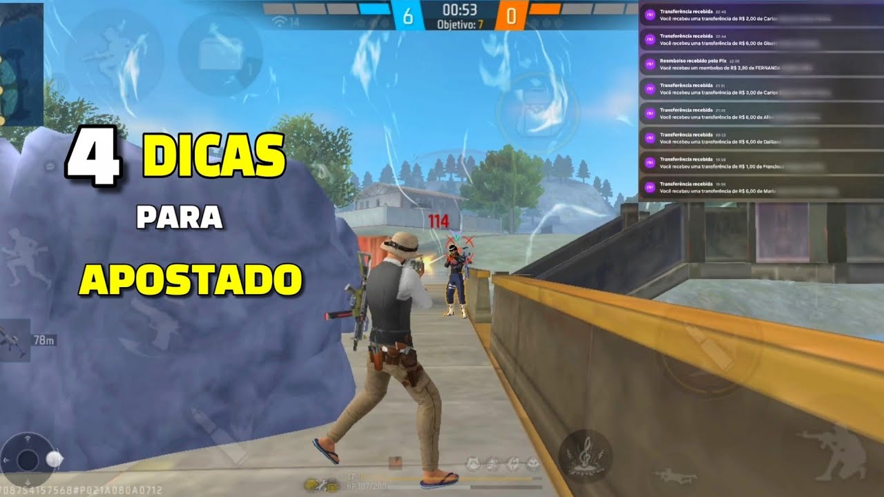 4 MELHORES Dicas para Jogar APOSTADO no FREE FIRE! - (e ganhar dinheiro) 