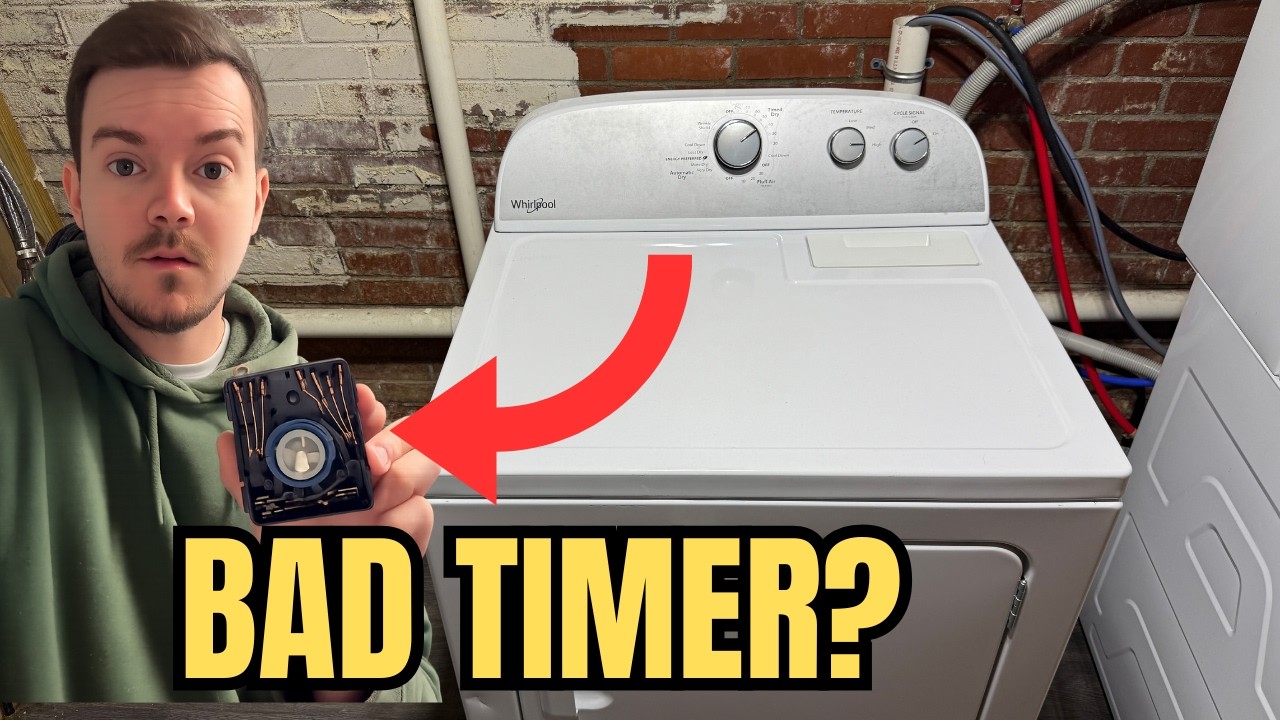Dryer Not Heating & Timer Not Advancing? Whirlpool Timer Fix