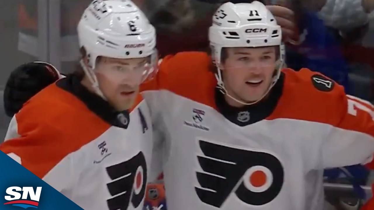 Flyers' Tyson Foerster And Sean Couturier Strike Twice In 21 Seconds Vs. Islanders