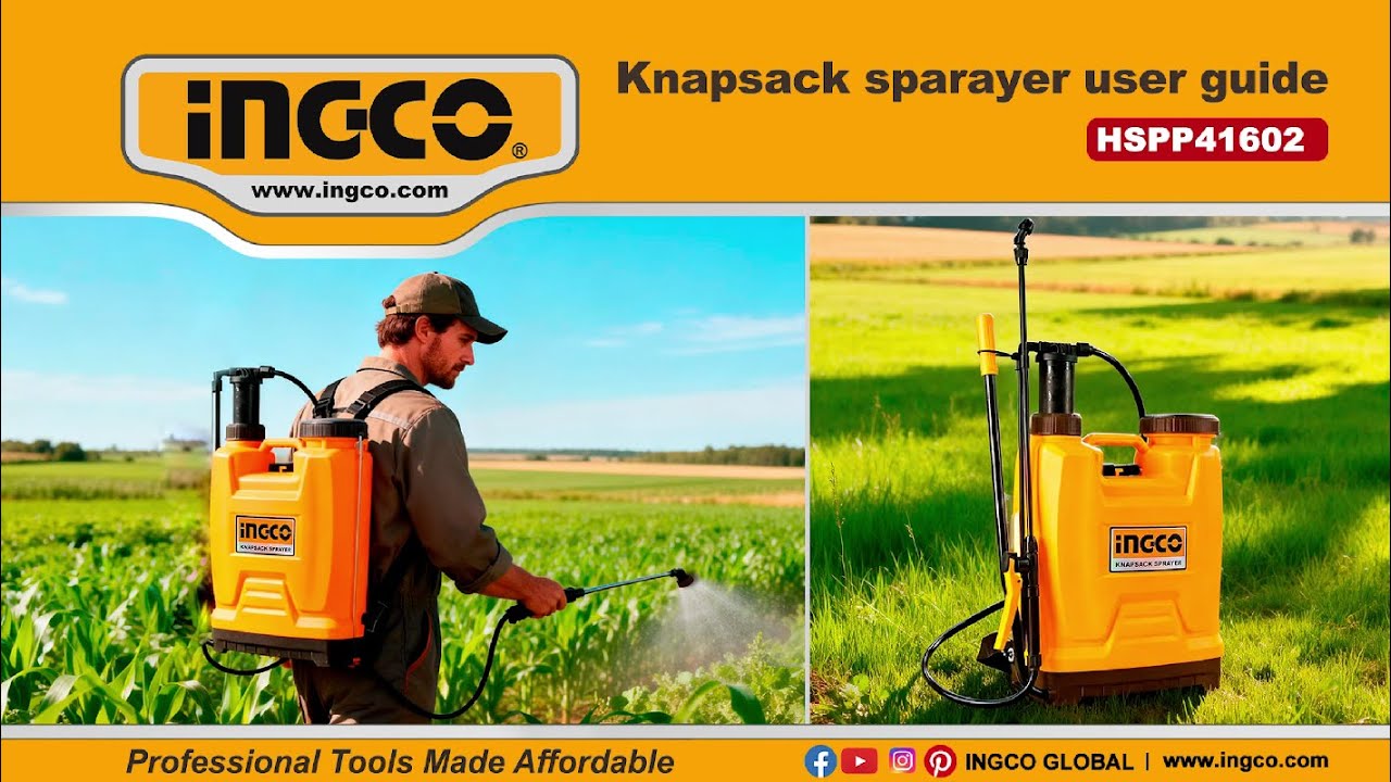 &Psi;&epsilon;&kappa;&alpha;&sigma;&tau;ή&rho;&alpha;&sigmaf; &Pi;&lambda;ά&tau;&eta;&sigmaf; 16 Lit HSPP41602 Knapsack sprayer INGCO