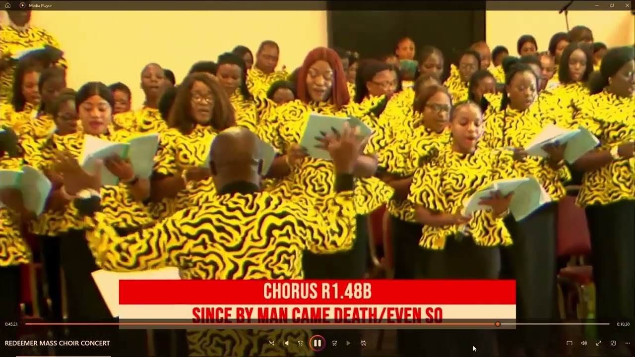 REDEEMER THE POWER & THE GLORY.  R.01.48 EVEN SO IN CHRIST SHALL ALL BE MADE ALIVE BY DOTUN ADELEKAN