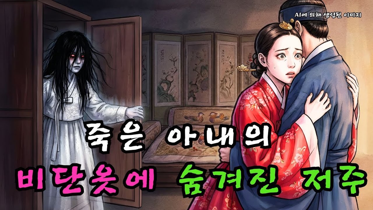 죽은 아내의 수를 놓은 비단옷과 배신한 남편의 첫날밤 옷장 속에서 들려오는 원통한 울음소리 | 야담 | 민담  |  조선시대