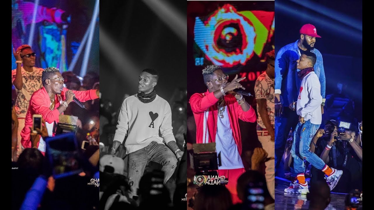 Wizkid And Shatta Wale Joint Performance At 2018 Ghana Meets Naija Concert