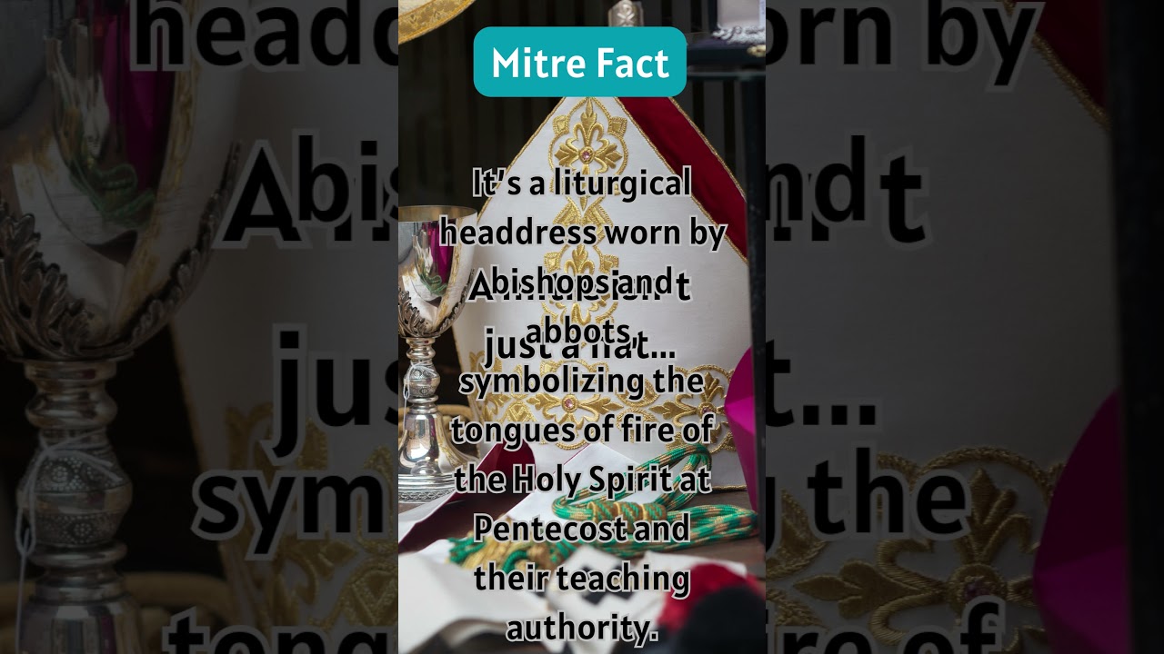 Mitre Fact: A mitre isn&rsquo;t just a hat...