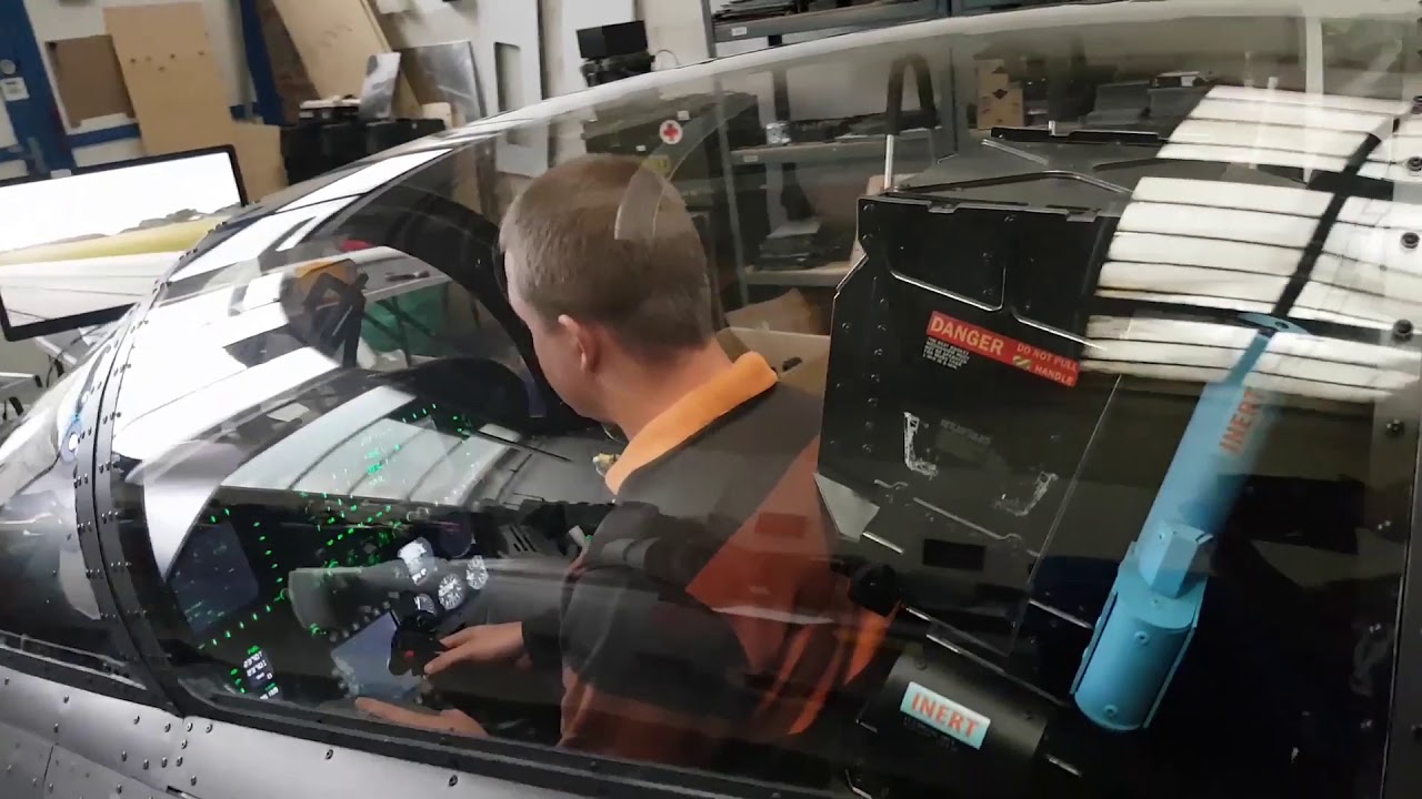 F/A-18C cockpit startup