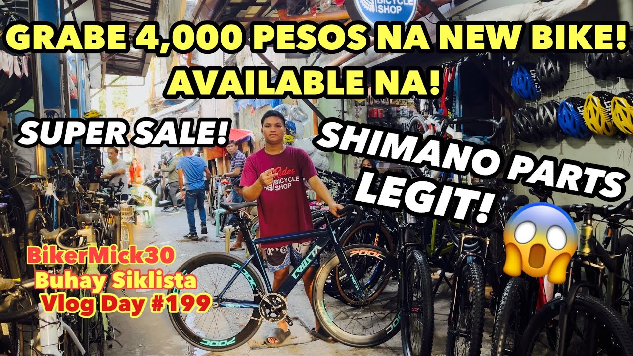 GRABE DITO ANG MURA NG BIKE WITH SHIMANO PARTS SA HALAGANG 4,000 PESOS MAY MAGANDANG BIKE KANA!