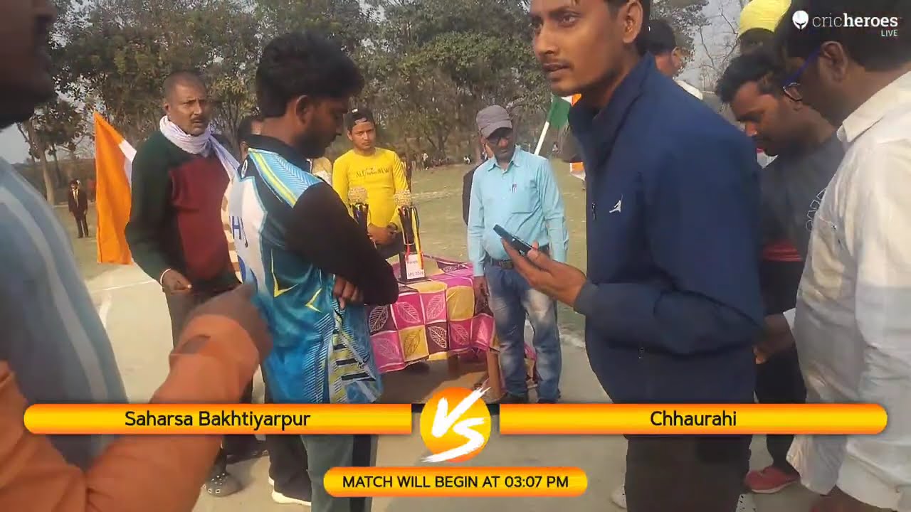 Saharsa Bakhtiyarpur vs Chhaurahi live cricket match | S P L TWO DAY CRICKET  live - JNC High Schoo