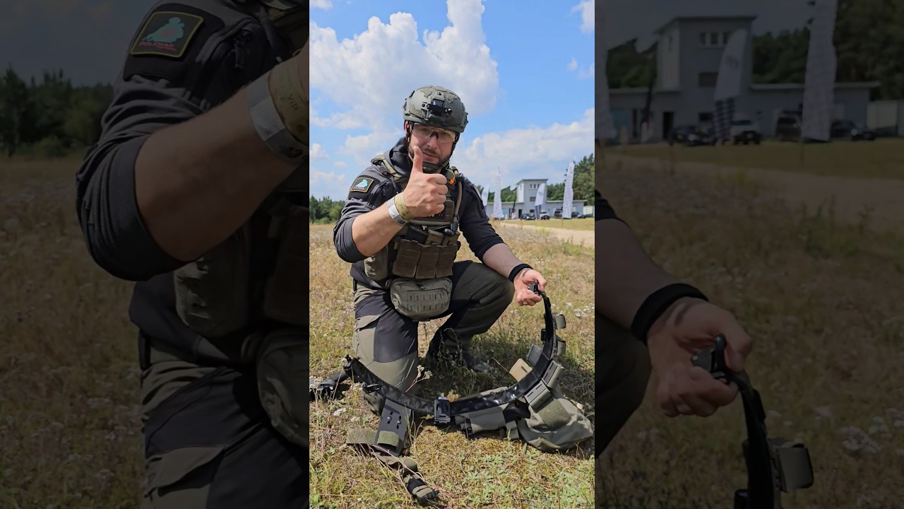 Shooters belt setup for Czech Combat shooting competition
