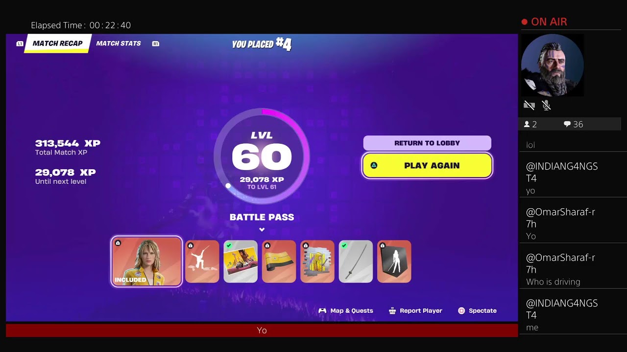 Playing fortnite