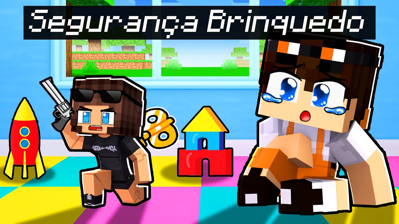 MIIKA é uma SEGURANÇA BRINQUEDO no Minecraft ◂Miika▸