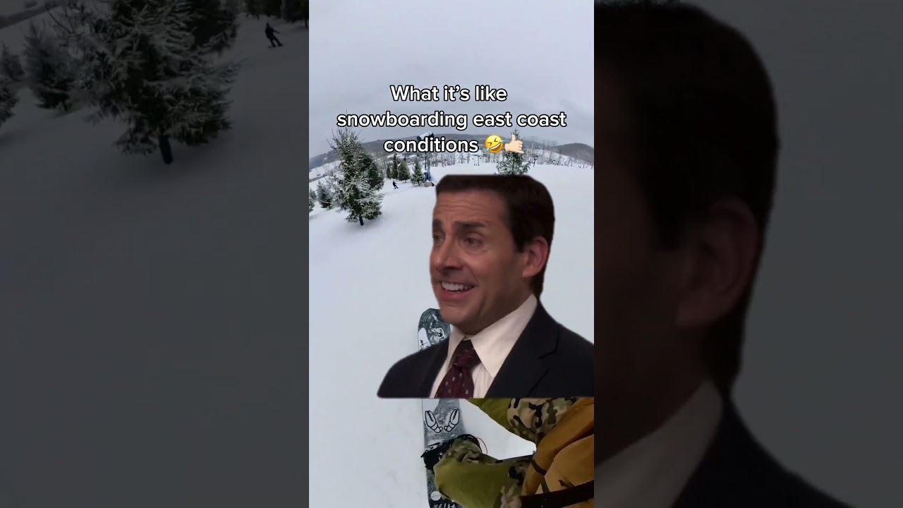 Snowboarding East Coast Snow like… 