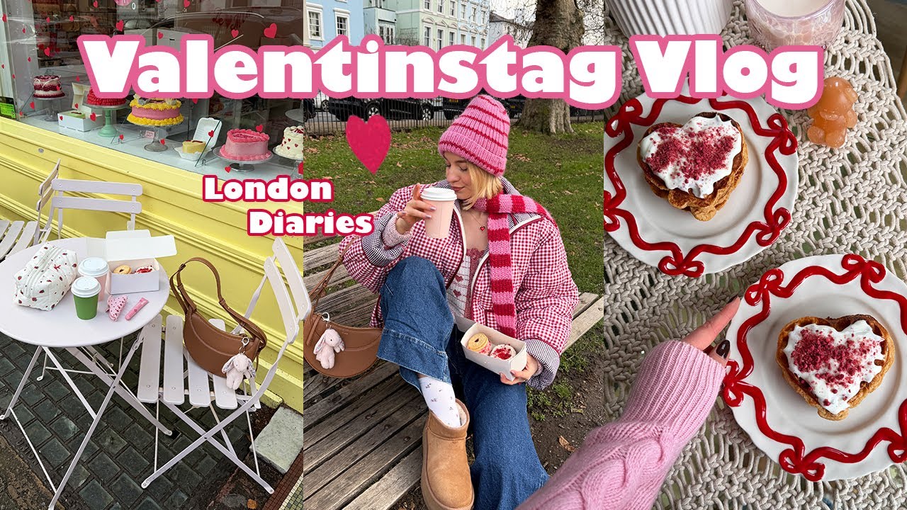 Ein Valentinstags-Vlog 💋 | Backen, Selfcare & Girly Time in London