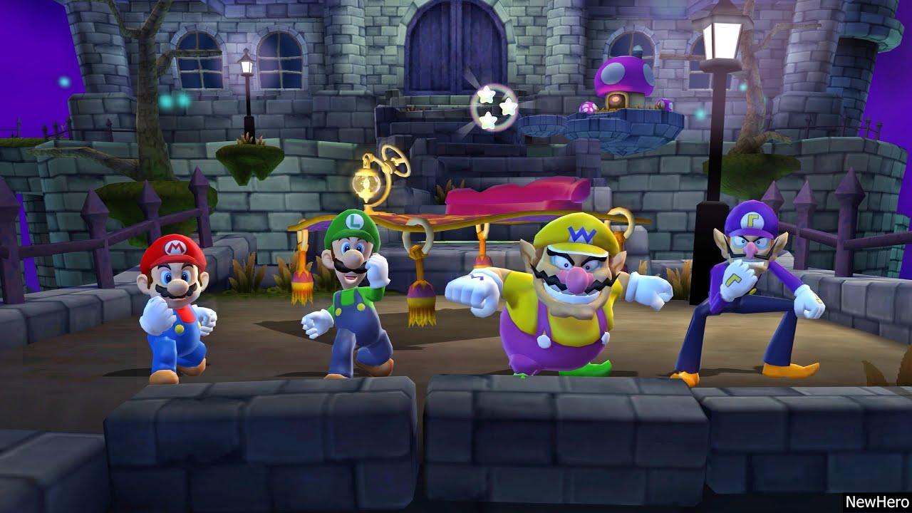 Mario Party 9 - Mario Vs. Luigi Vs. Wario Vs. Waluigi | Boo's Horror Castle
