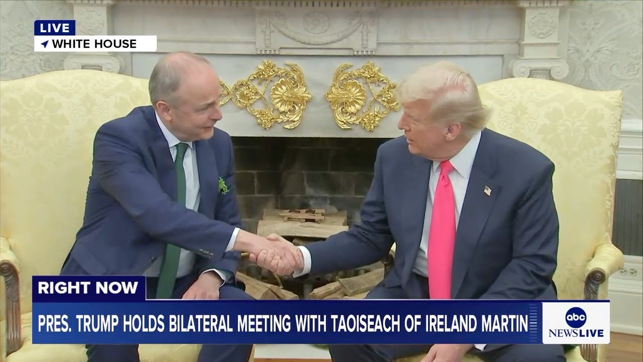 LIVE: Pres. Trump holds bilateral meeting with leader of Ireland Miche&aacute;l Martin