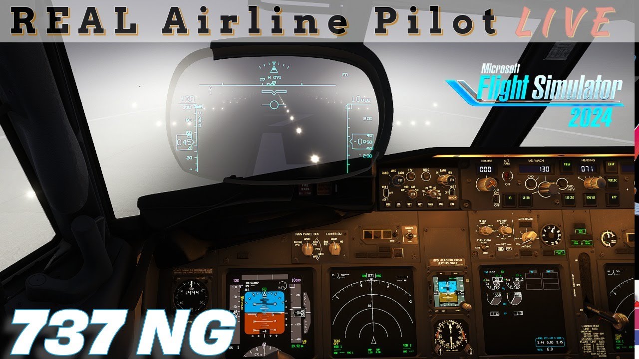 ZERO VIS OPS | Cat III | *New Update | PMDG 737NG MS2024 | Pre-Release | Real Pilot | #boeing #pmdg