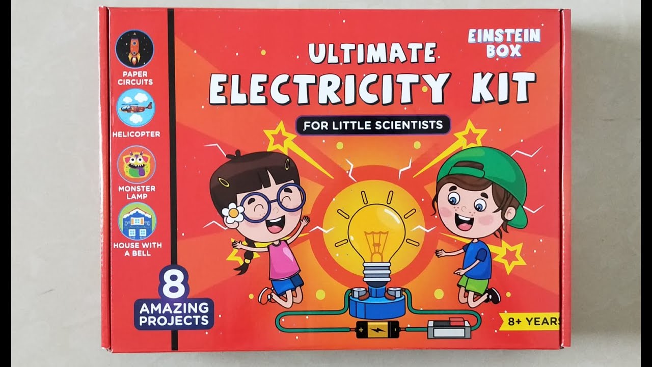 Ultimate electricity kit - Unboxing // experiment kit for kids //