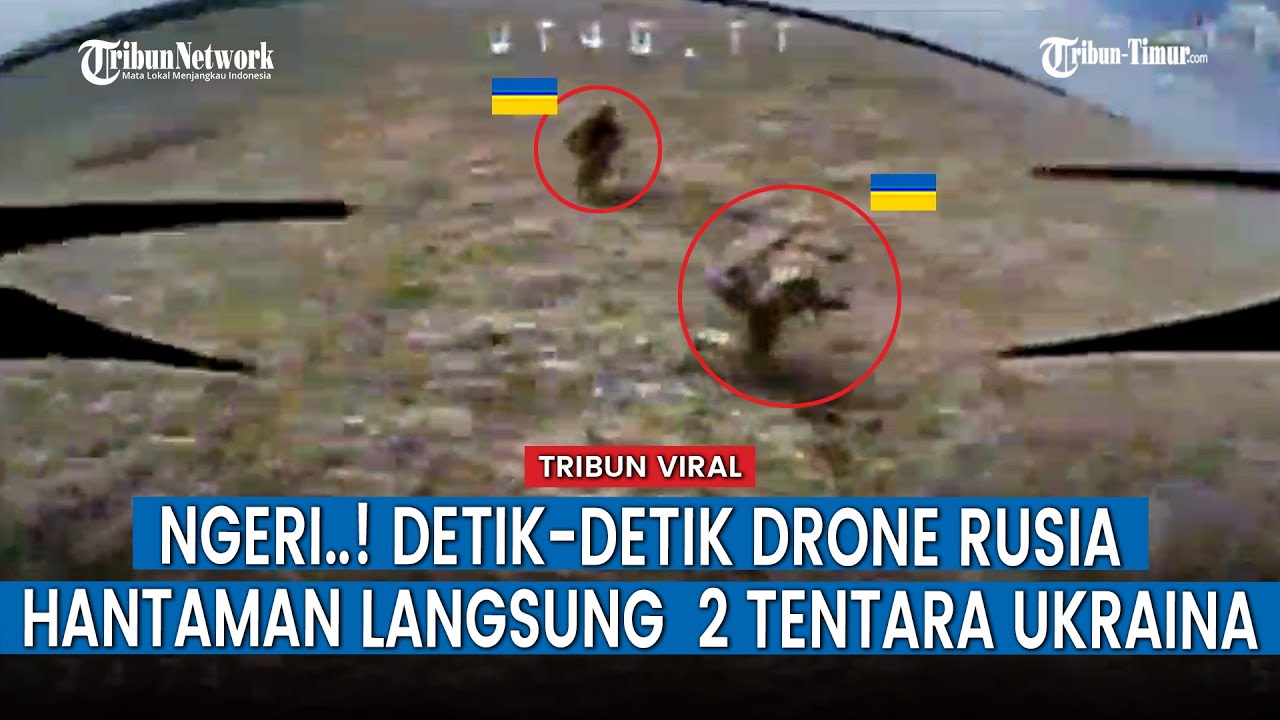 Serangan Akurat Drone FPV Rusia Habisi Sejumlah Tentara Ukraina, VIRAL!!