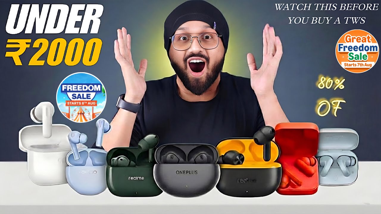 STOP buying Trash⚡️Only 5 Best Earbuds Under 2000 On Flipkart Freedom Sale⚡️Best TWS Under 2000