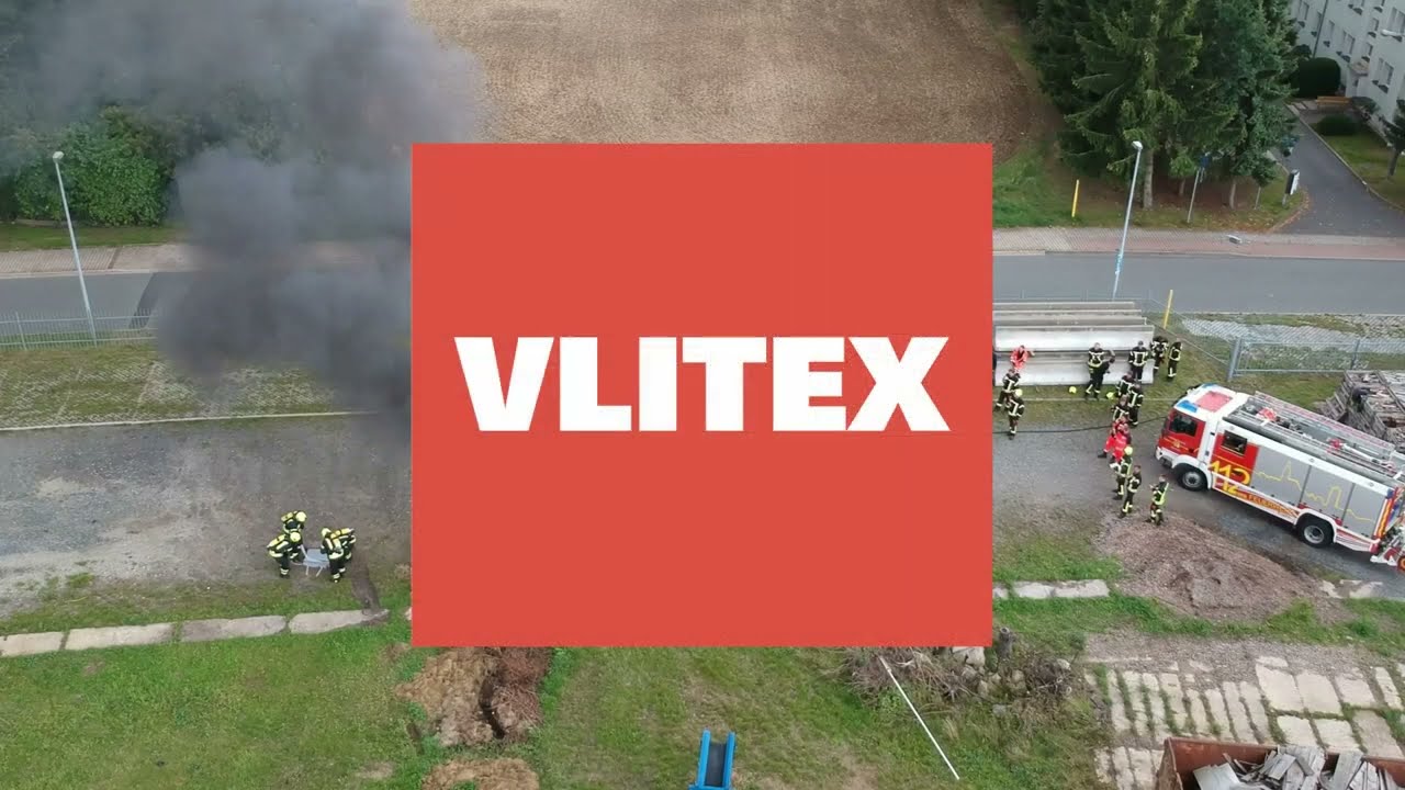 VLITEX Brandbegrenzungsdecke im Einsatz - Brandlöschübung in Triptis