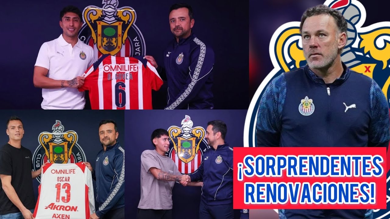 🚨 OFICIAL! CHIVAS ANUNCIA SORPRENDENTES RENOVACIONES