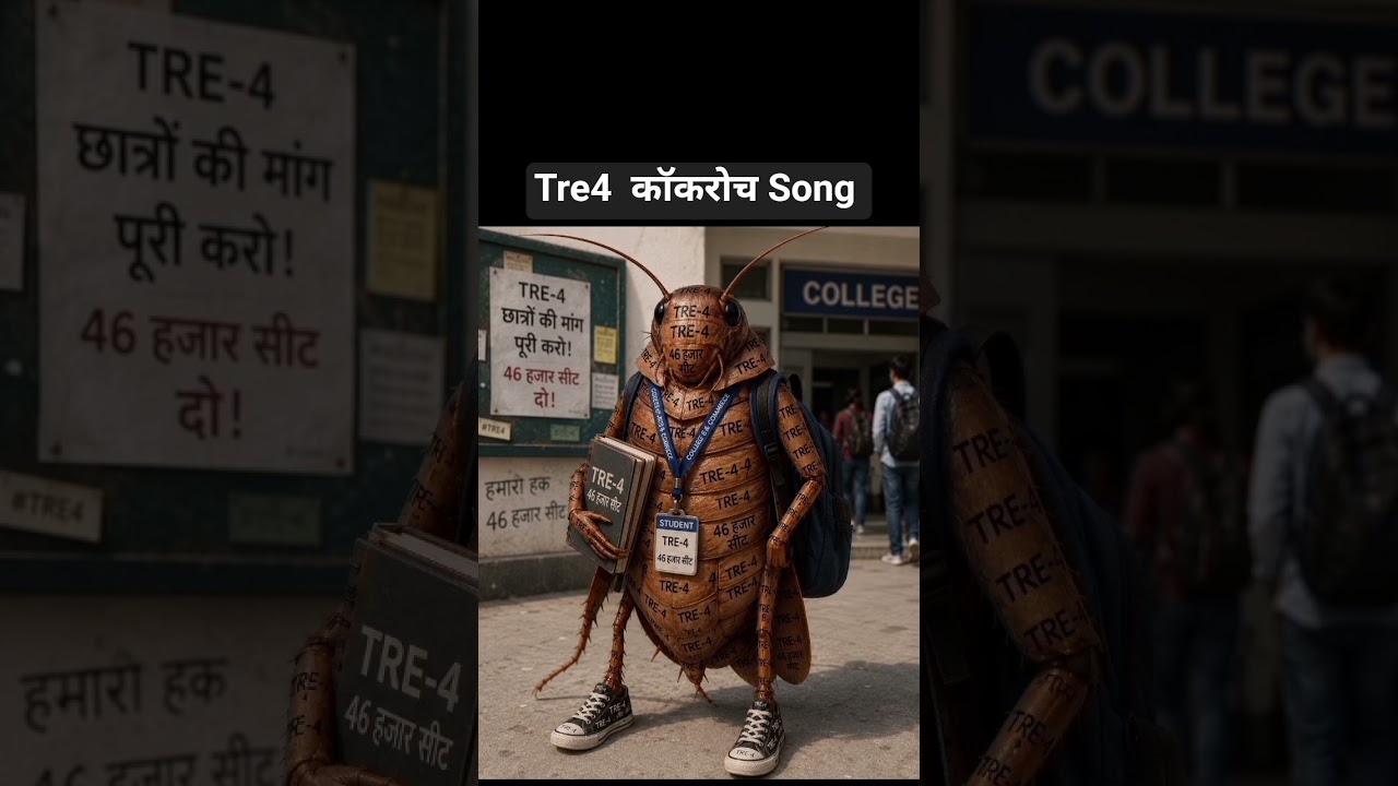 Tre4 Protest Cockroach Song // #cockroachJantaParty #bpsc #tre4 #tre4protest #tre4notification