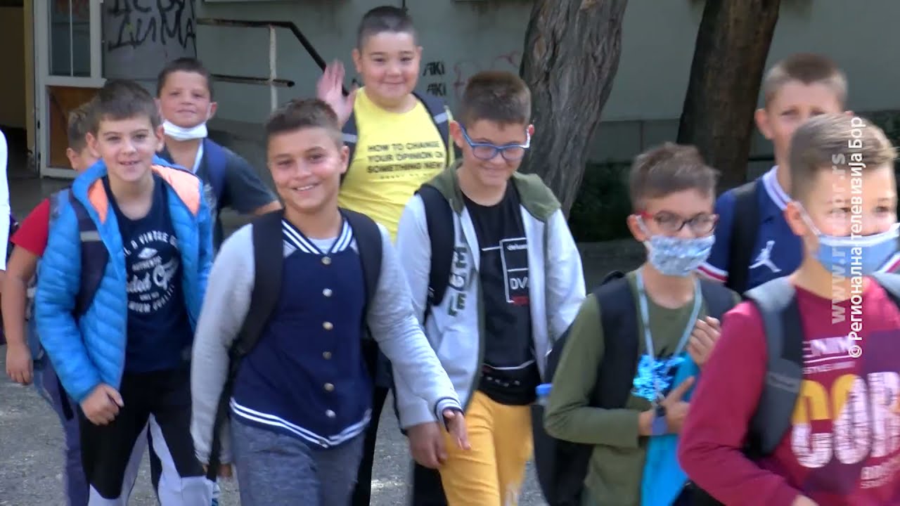 U borskim školama i dalje prvi model nastave, 10.septembar 2021. (RTV Bor)