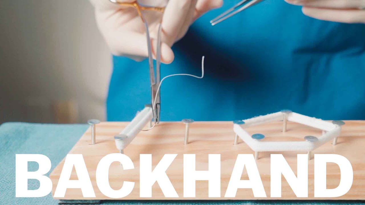 How To Throw A Backhand Needle Pass (Suturing Tips)