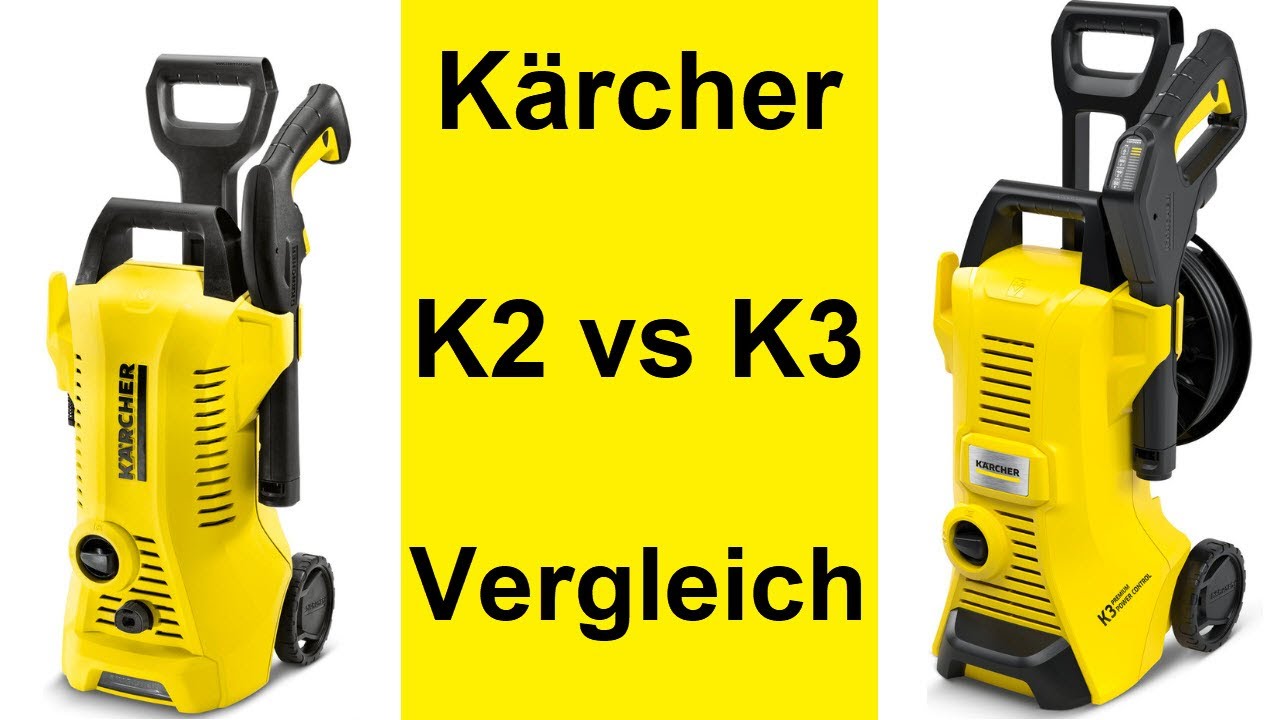 Kärcher K2 vs K3 Hochdruckreiniger Vergleich Test